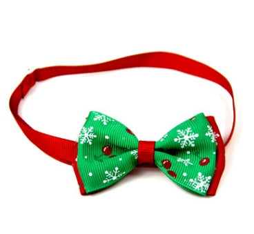 1 Pieces Cute Christmas Pet Supplies Handmade Ribbon Dog Bow Ties 8 Colors Cat Neck Tie Dog Accessories