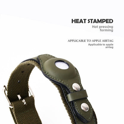 A Pple Tracker Airtag Pet Collar Adjustable Dog Leash Collar Medium Large Dog Accessories Puppy Pet Supplies